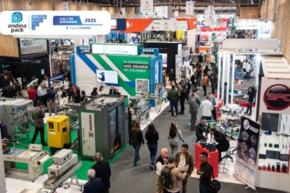 Andina Pack 2025 powered reunirá innovación, sostenibilidad y negocios en Bogotá