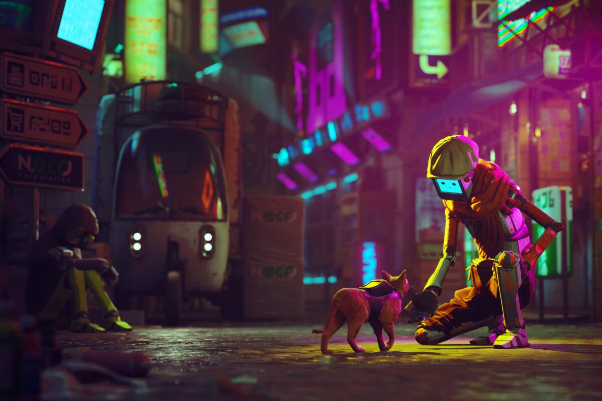 Stray fue desarrollado por BlueTwelve Studio y publicado el 19 de junio de 2022 por Annapurna Interactive.