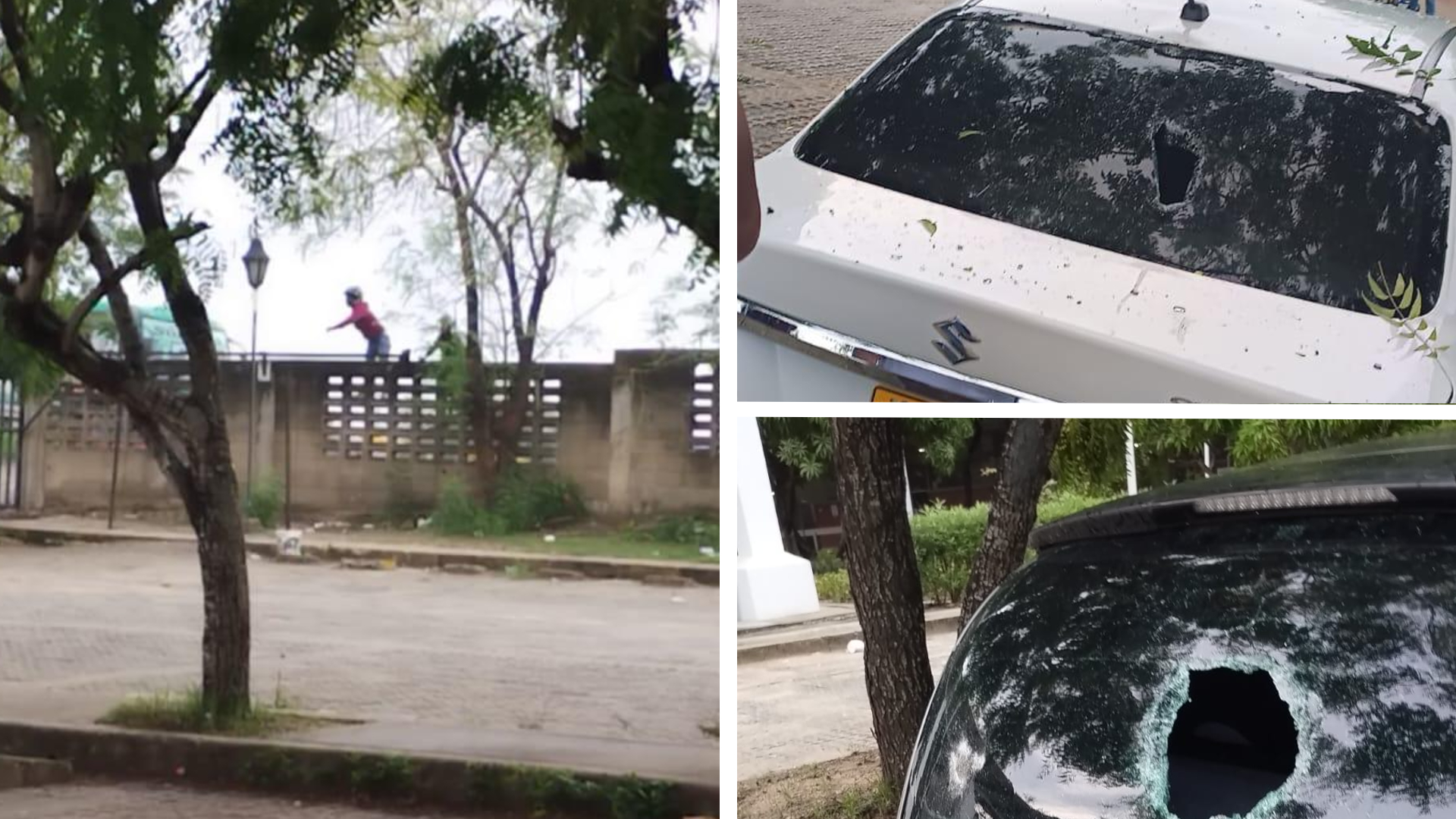 Denuncian actos vandálicos de externos en la Universidad del Atlántico
