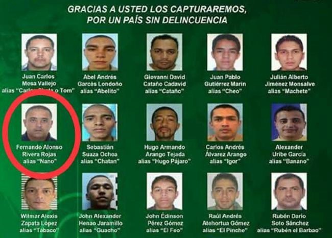 Capturan a alias “Nano”, otro de los más buscados en Medellín