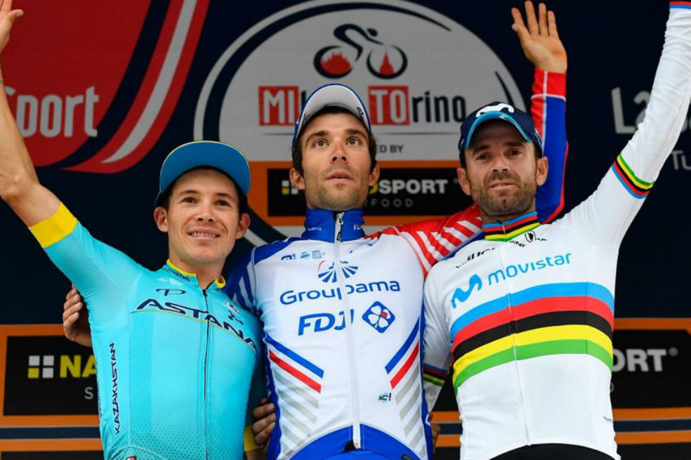 Una caída privó a Miguel Ángel López de ganar la Milán Turín