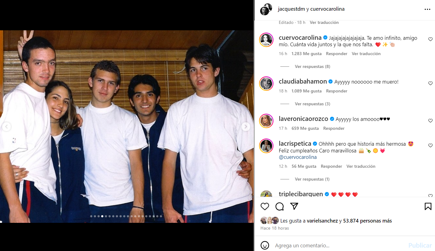 Jacko, de ‘MasterChef’, recordó cómo conoció Carolina Cuervo: “A nuestros 11 años”