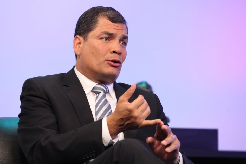 Presidente de Ecuador, Rafaél Correa. Foto: AFP
