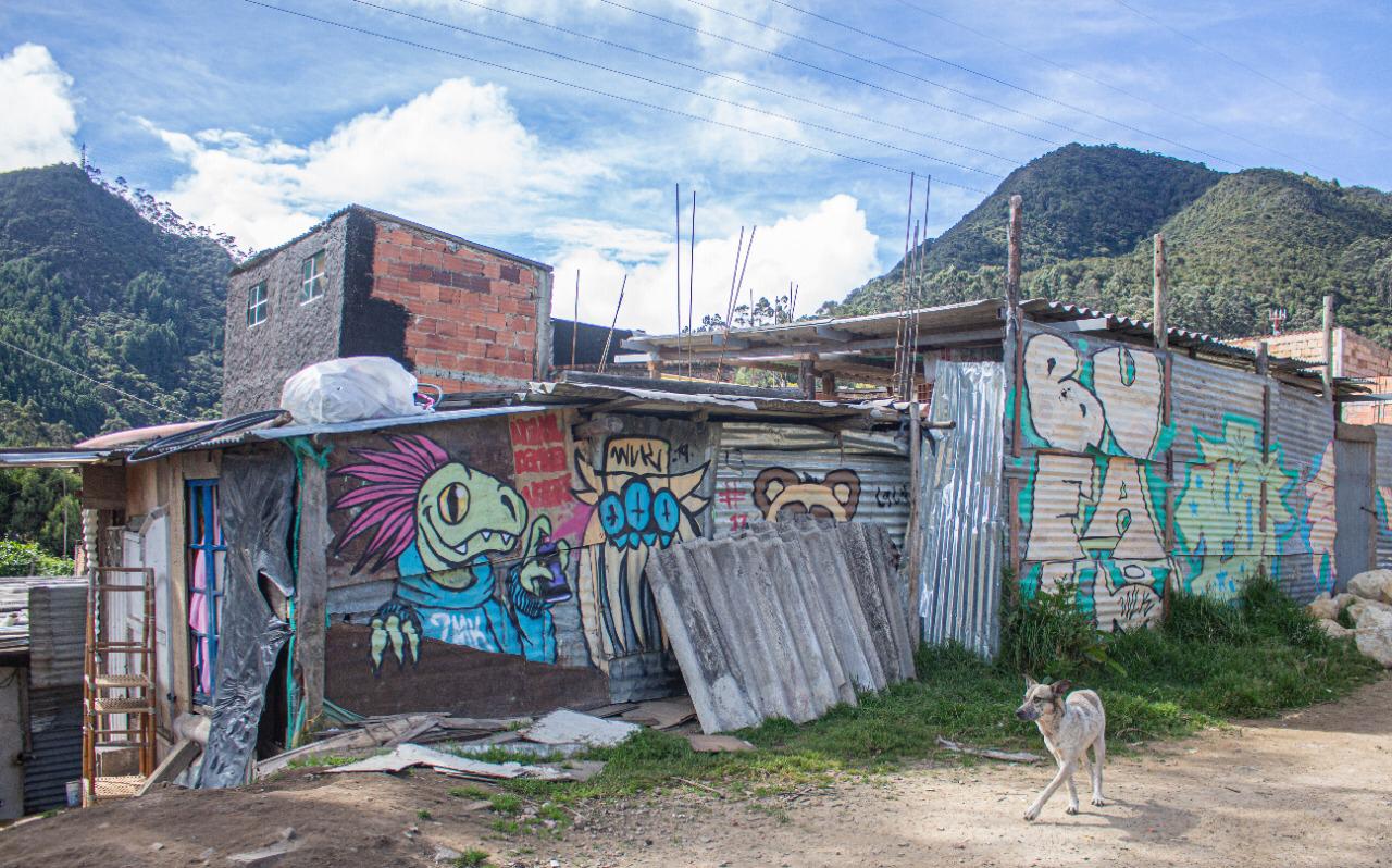 Ocupaciones ilegales en los cerros orientales.