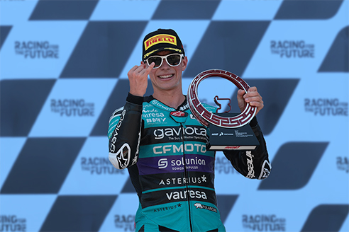 David Alonso: la historia del colombiano que es campeón mundial de motociclismo