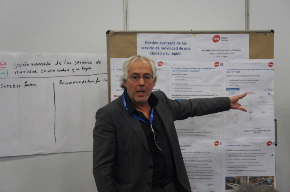 Pau Noy fue uno de los invitados a la Cumbre de líderes locales en Bogotá.