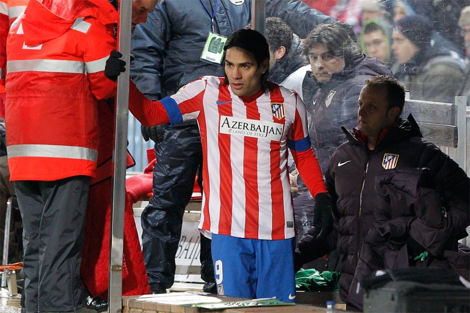 Falcao se reincorpora al trabajo con el grupo de Atletico