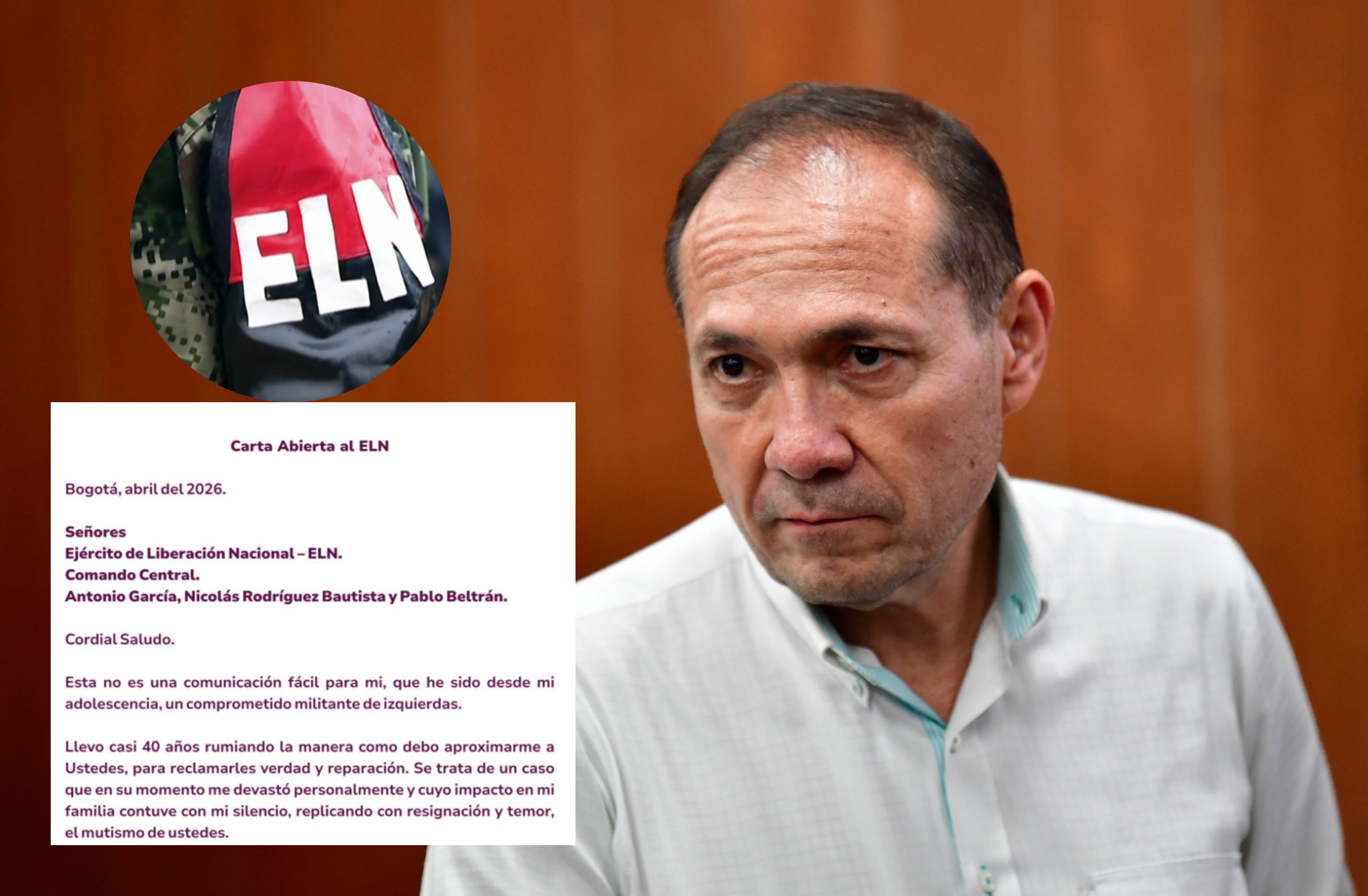 Ministro de Trabajo pide a ELN verdad y entrega de restos de su hermano desaparecido en 1986