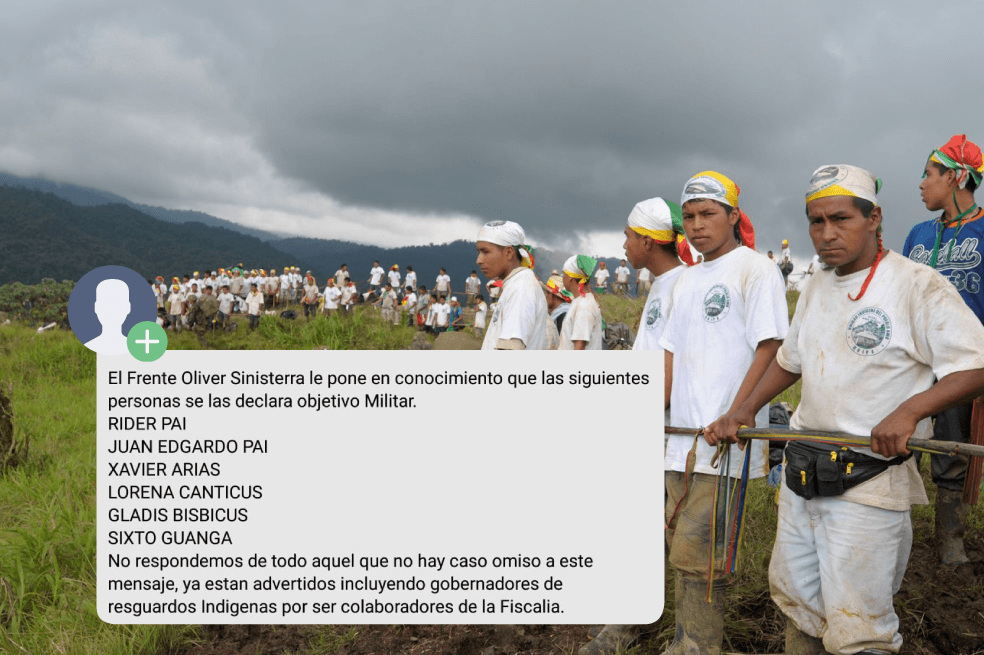Líderes indígenas awá: la sentencia de muerte que se debe impedir