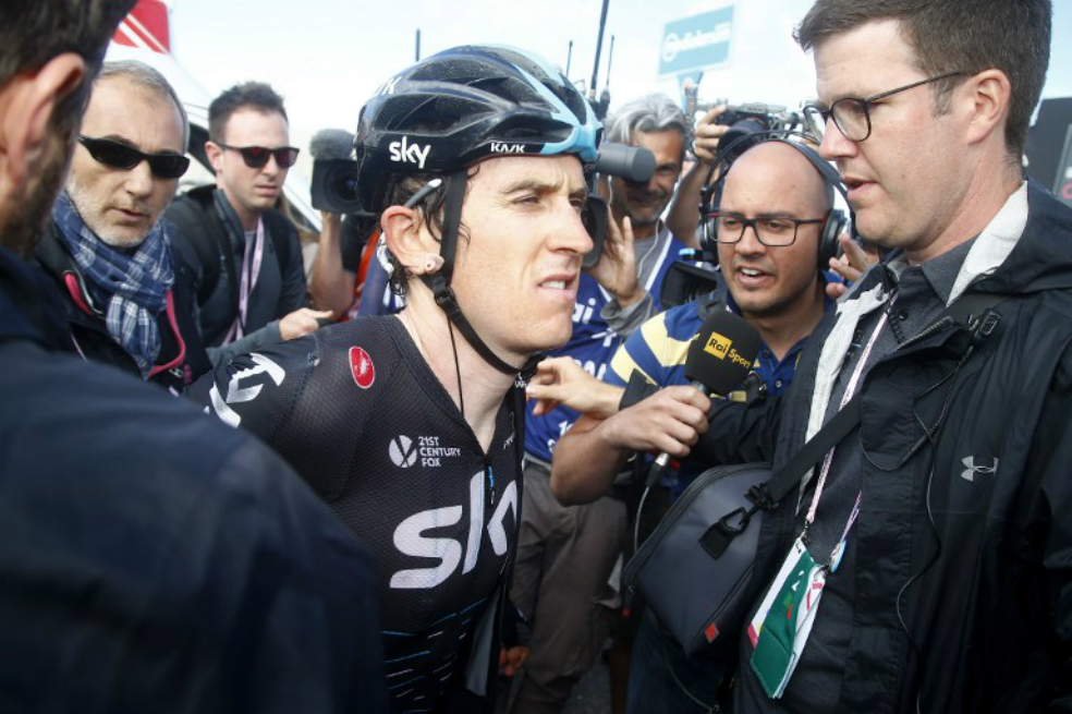 Geraint Thomas se retira del Giro de Italia
