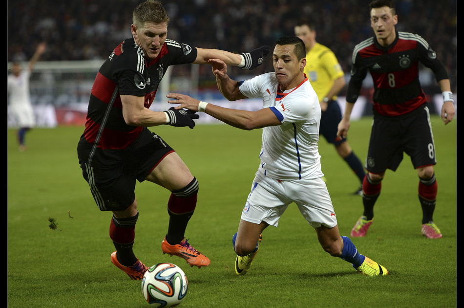 Götze le dio la victoria a Alemania ante una selección chilena superior