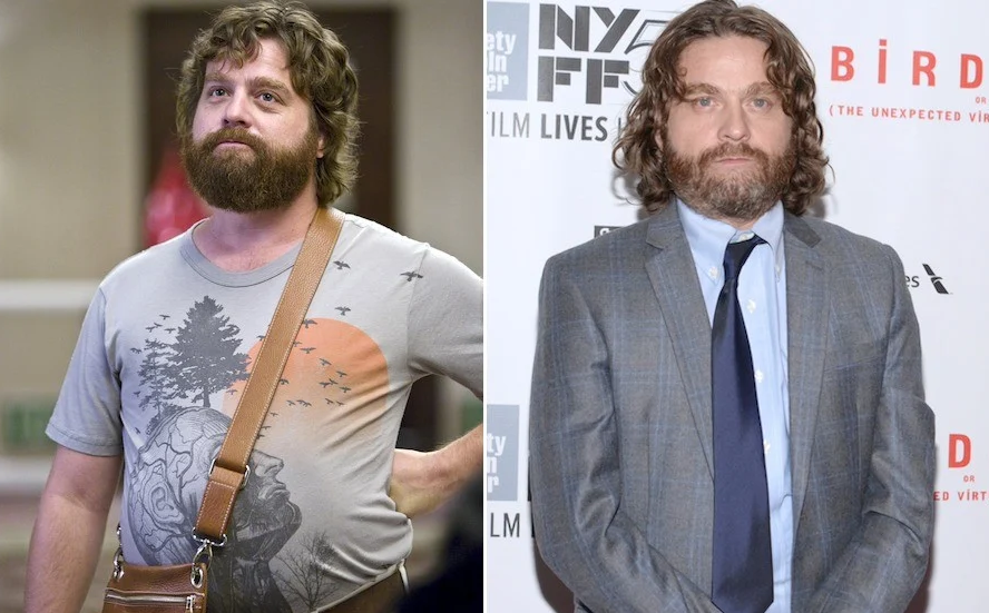 Zach Galifianakis ha bajado considerablemente de peso, gracias a un régimen alimenticio y un programa de ejercicios.