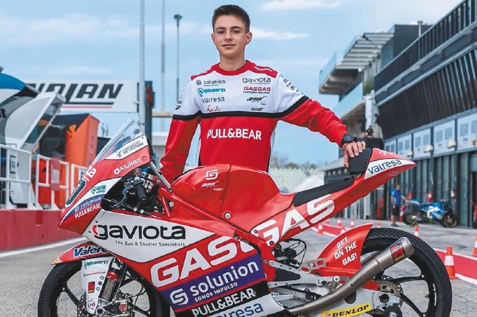 David Alonso, con la mente puesta en llegar al Campeonato Mundial de MotoGP