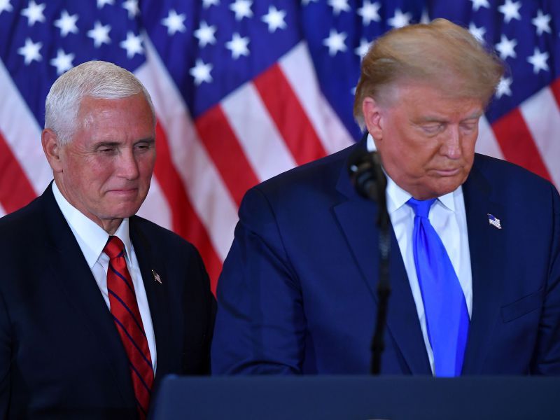 Pence, a declarar frente a un tribunal por investigaciones contra Donald Trump