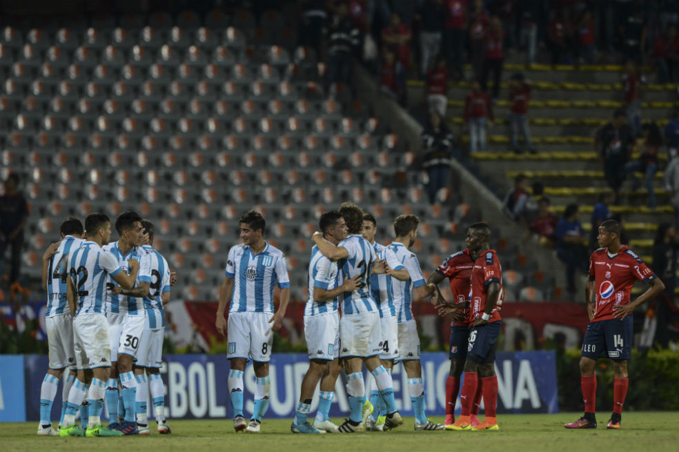 Medellín perdió con Racing y quedó eliminado de la Copa Sudamericana