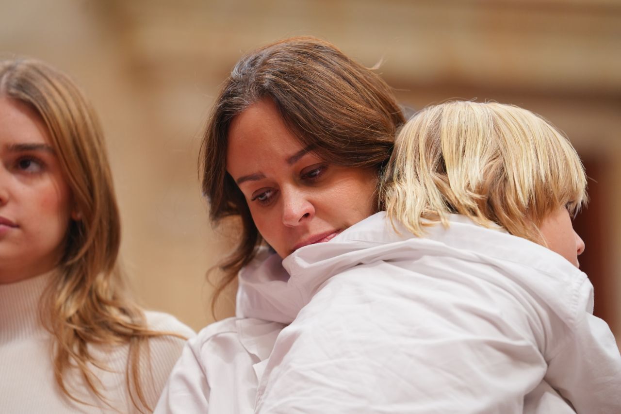 María Claudia Tarazona en el Congreso durante la conmemoración del Día  de Víctimas.