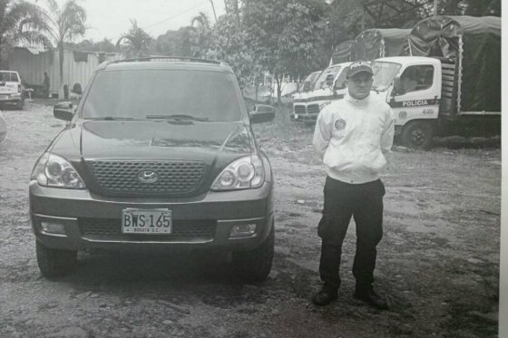 Este carro, que manejaba “Katrina”, figuraba a nombre del Senado al momento del arresto del exparamilitar.