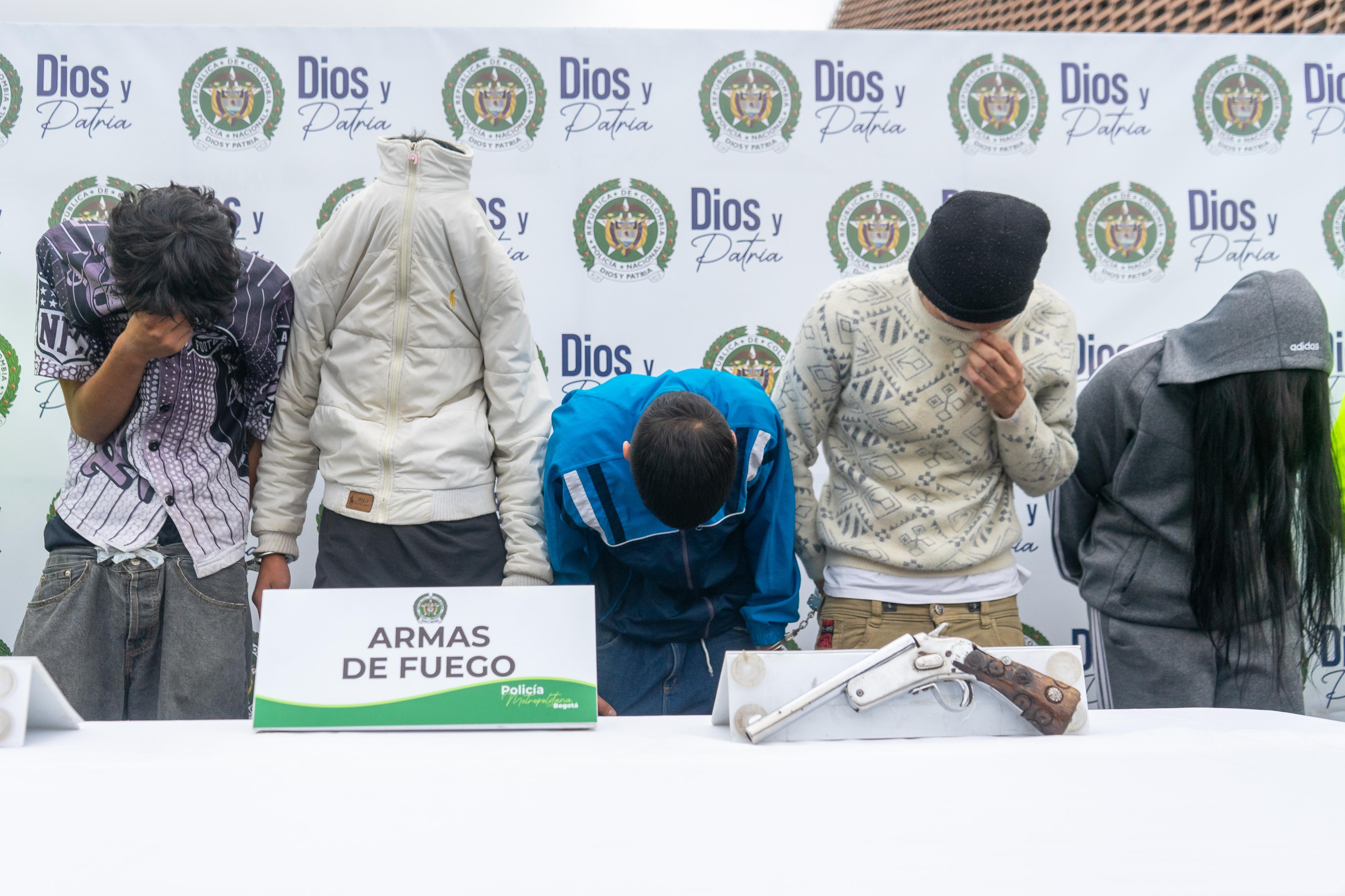 Policía desmanteló dos bandas dedicadas al hurto de motocicletas en Bogotá