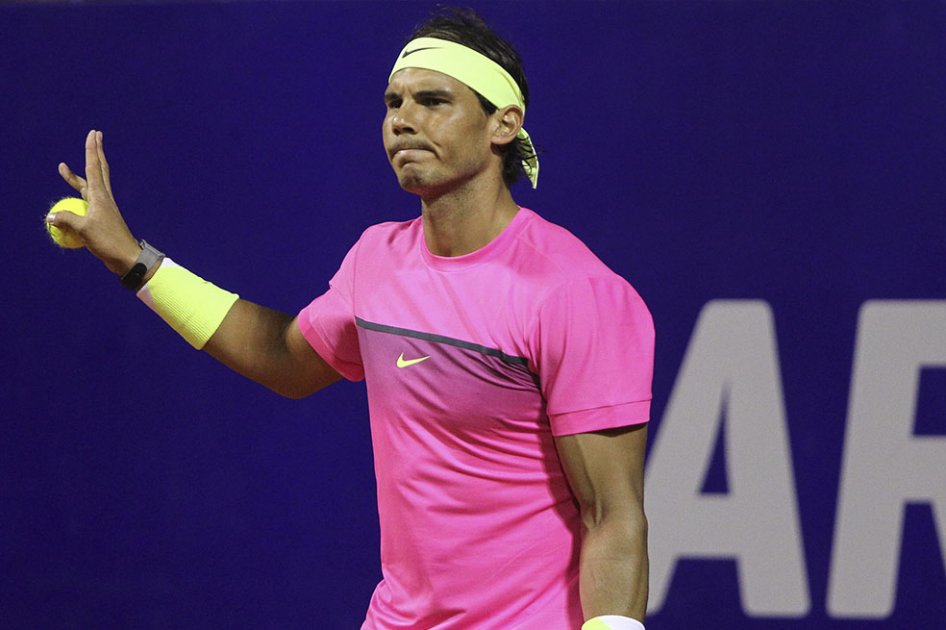 Rafael Nadal, tenista español en el Abierto de Argentina. Foto: AFP 