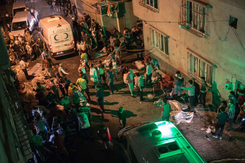 Imágenes de la boda que terminó en tragedia tras ataque con bomba en Turquía