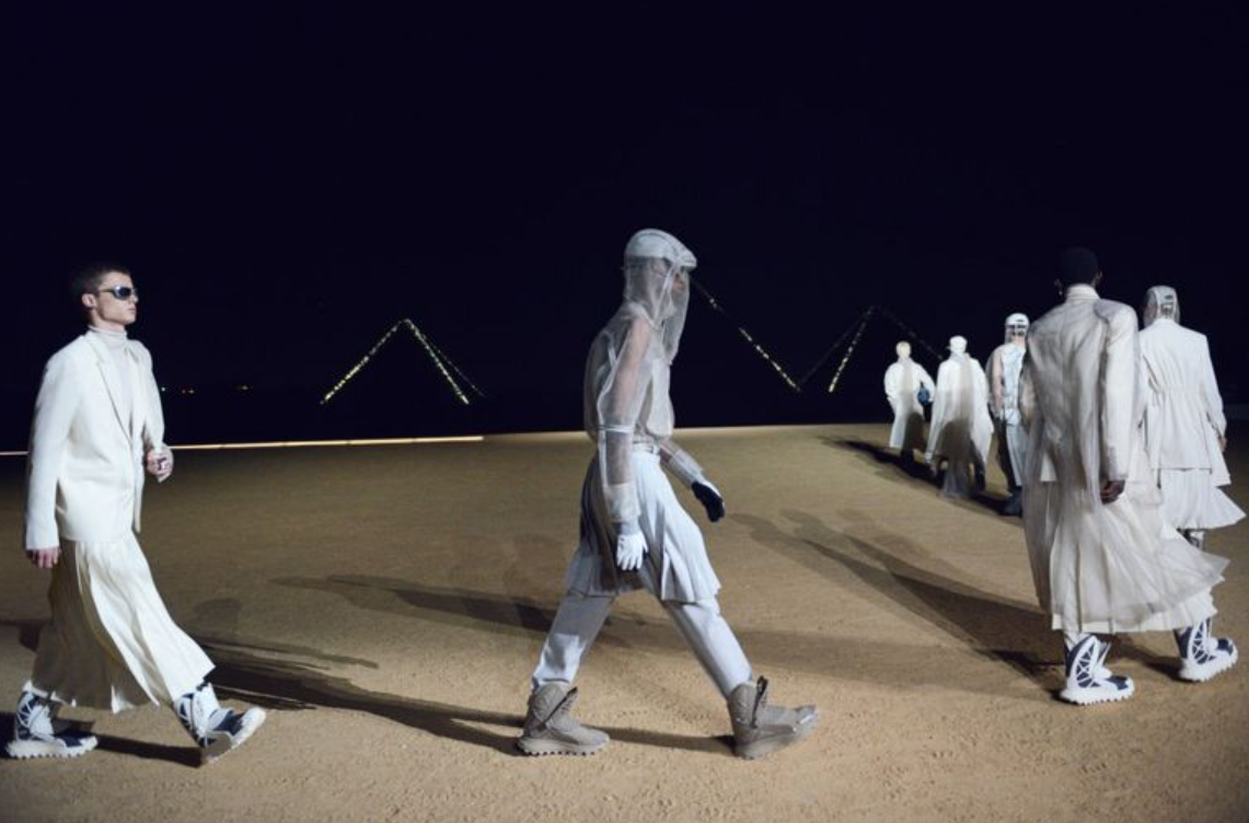 Desfile de Dior Menswear en Gaza