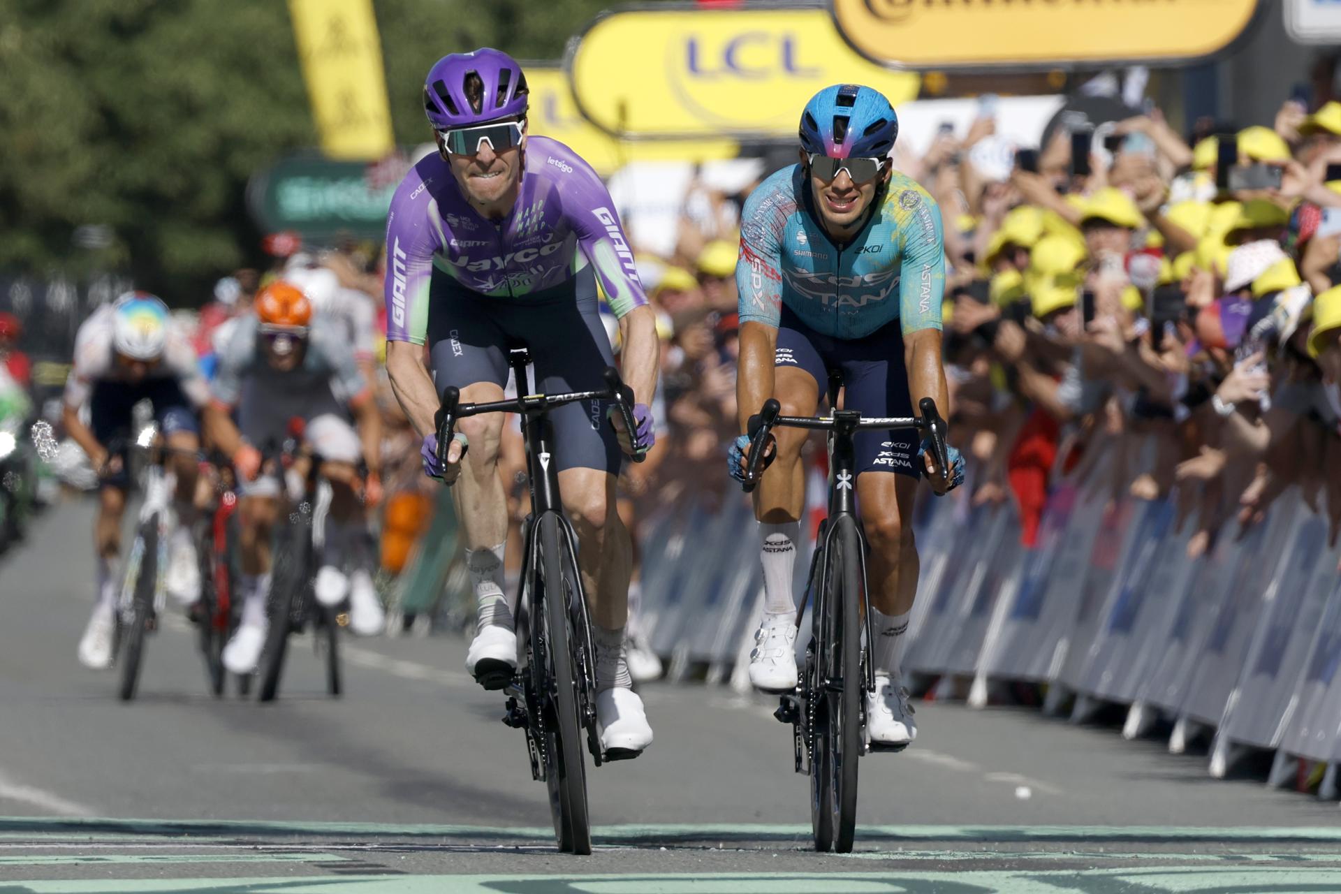 Harold Tejada rozó la gloria en el Tour de Francia; se quedó a centímetros de la victoria