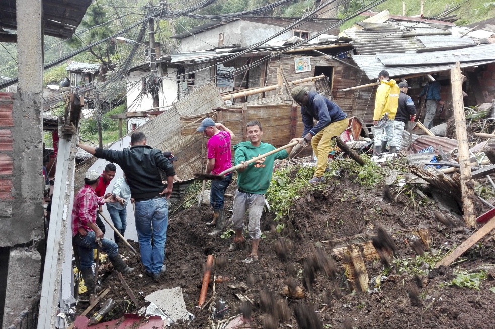 Lluvias causan calamidad pública en Manizales