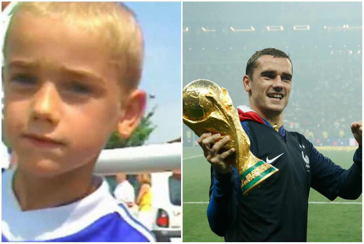Hace 20 años, Griezmann pedía autógrafos a los campeones del mundo
