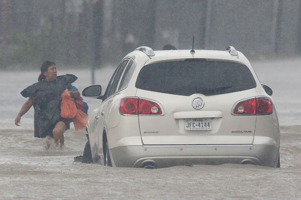 En imágenes: El paso de la Tormenta Harvey por Estados Unidos