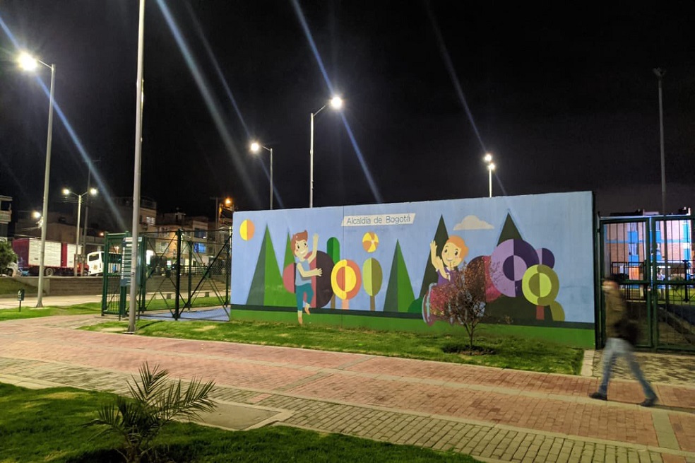 Parque El Porvenir ya tiene iluminarias, dice secretario de Seguridad de Bogotá