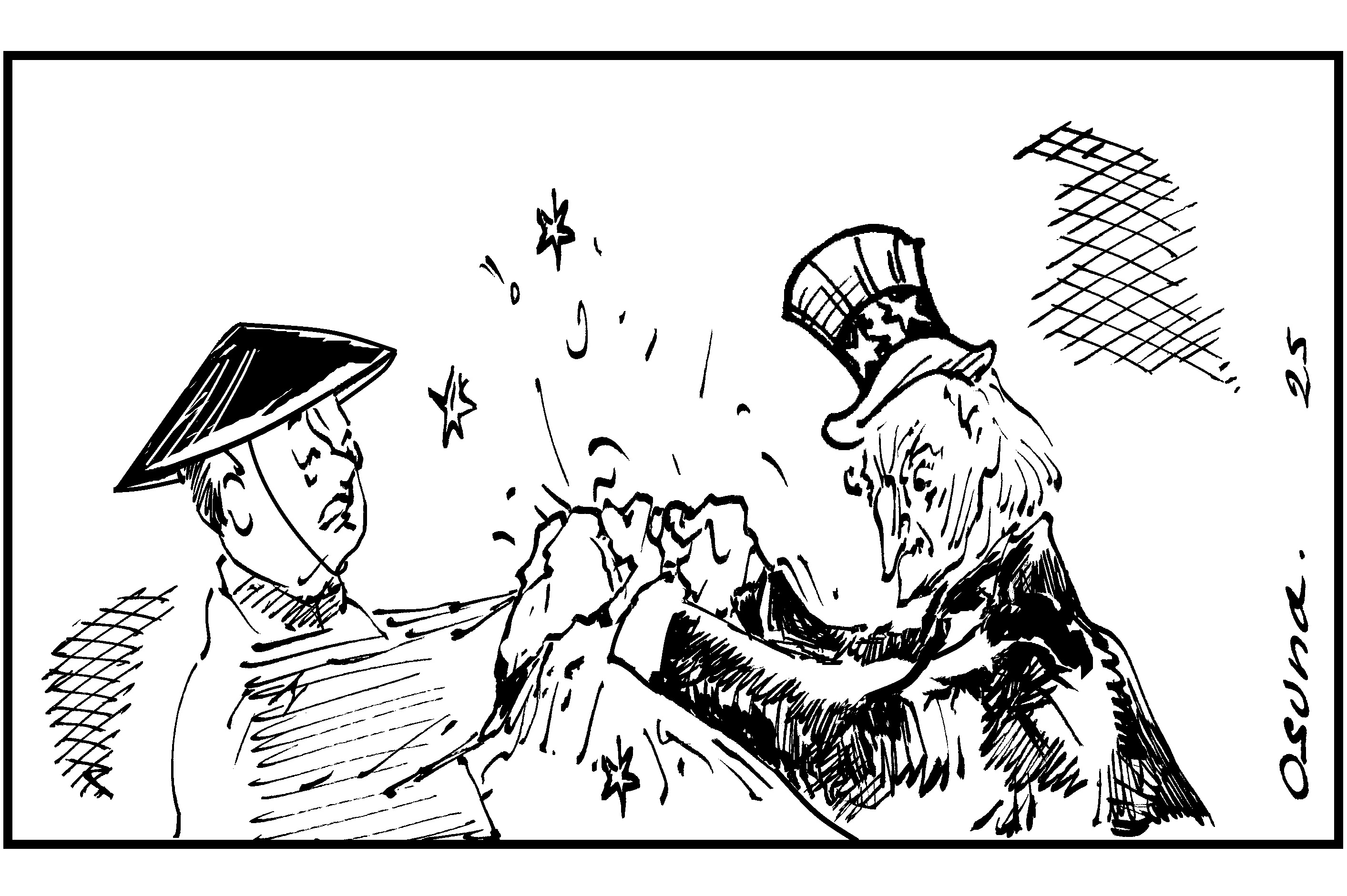 Y la pelea de aranceles se dio
