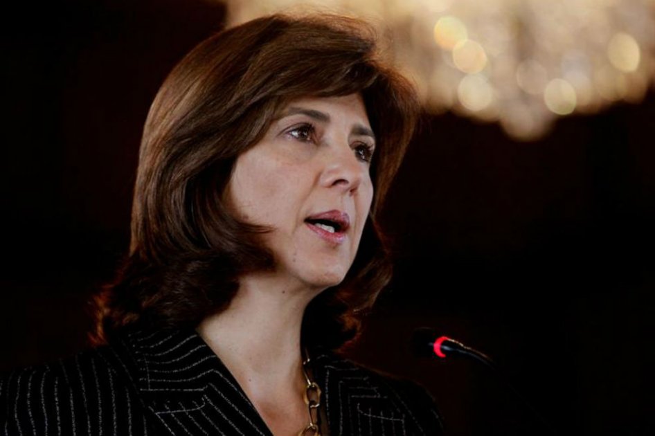 La canciller colombiana María Ángela Holguín