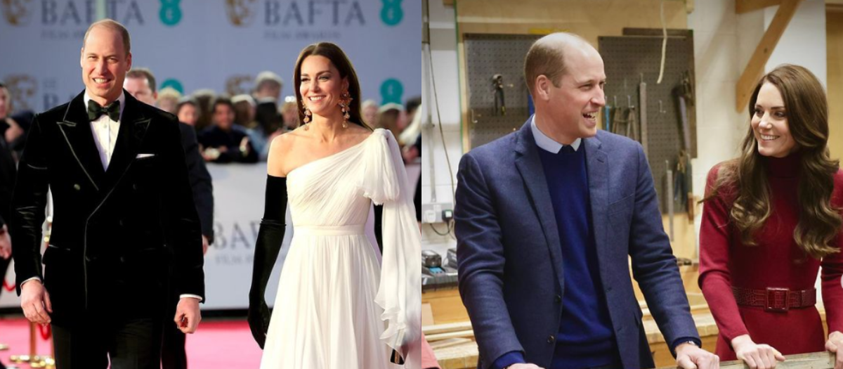 ¿Adiós a los rumores de divorcio? Kate y William se coquetean en los Bafta