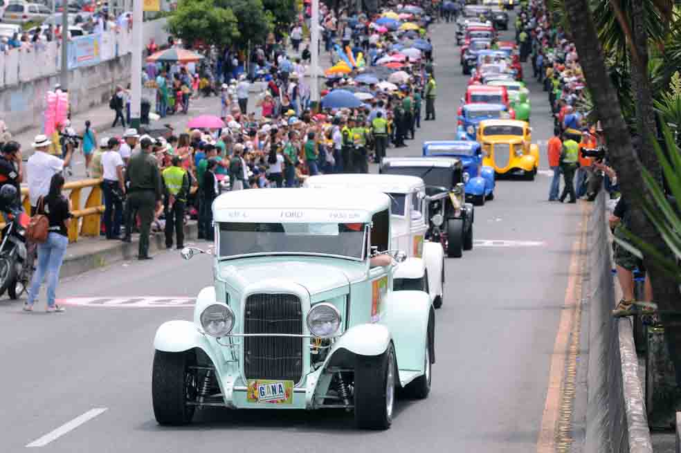 Ruta del desfile de autos antiguos 2022 en la Feria de las Flores