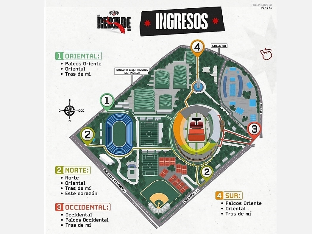 RBD Medellín mapa