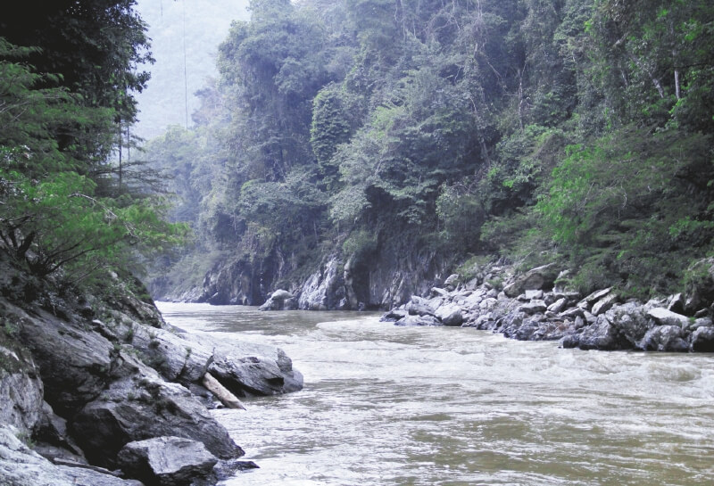 Investigan desviación intencional de un río en Salento, Quindío