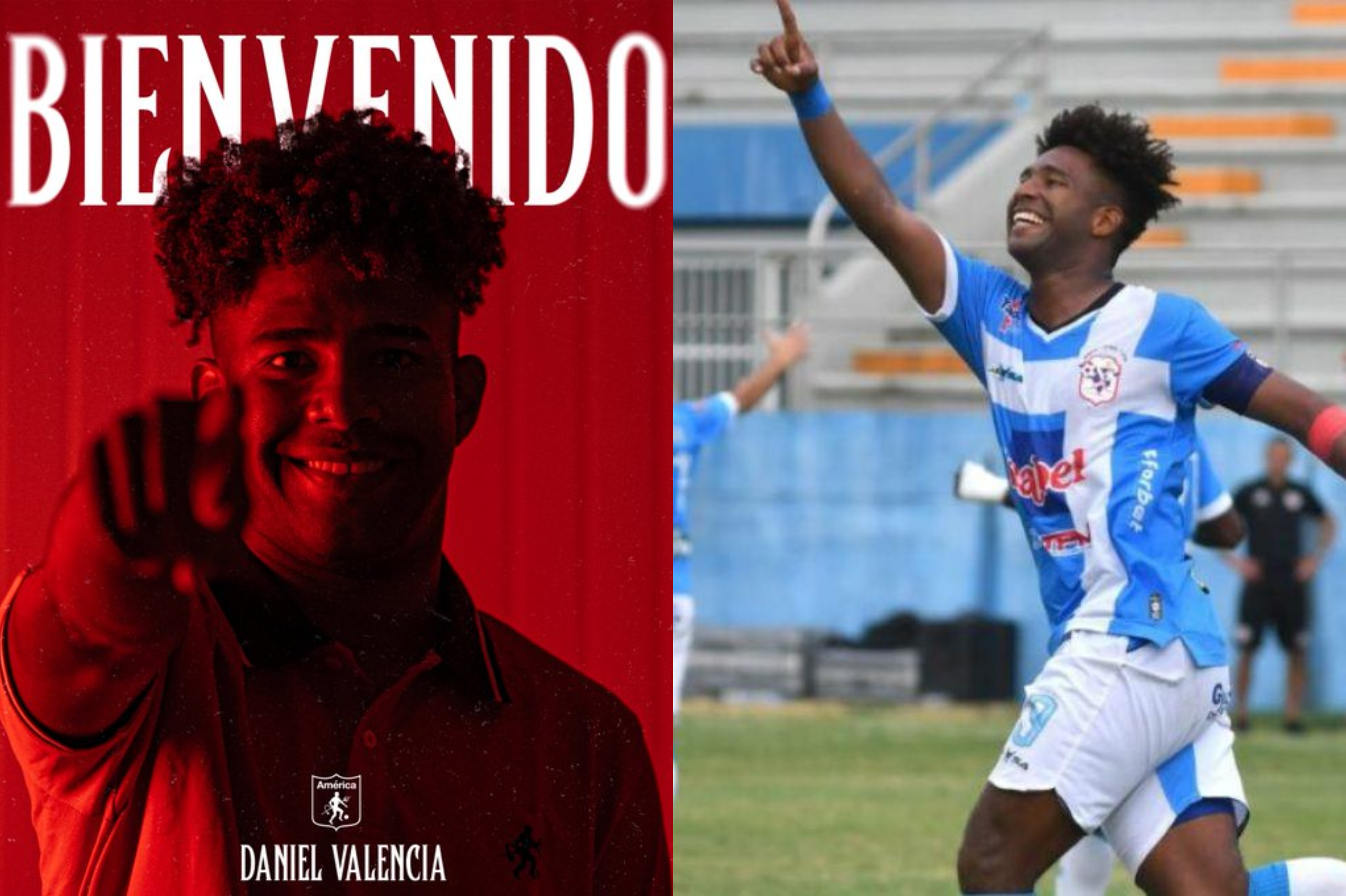 Así presentó América de Cali a su nuevo delantero.