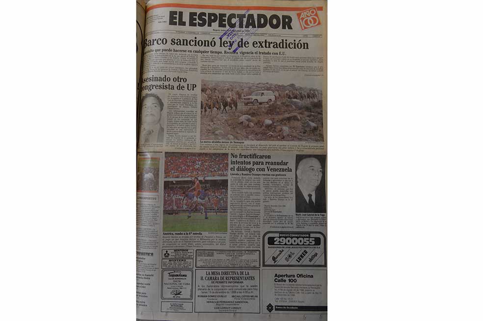 Estas eran las noticias del 15 de diciembre de 1986