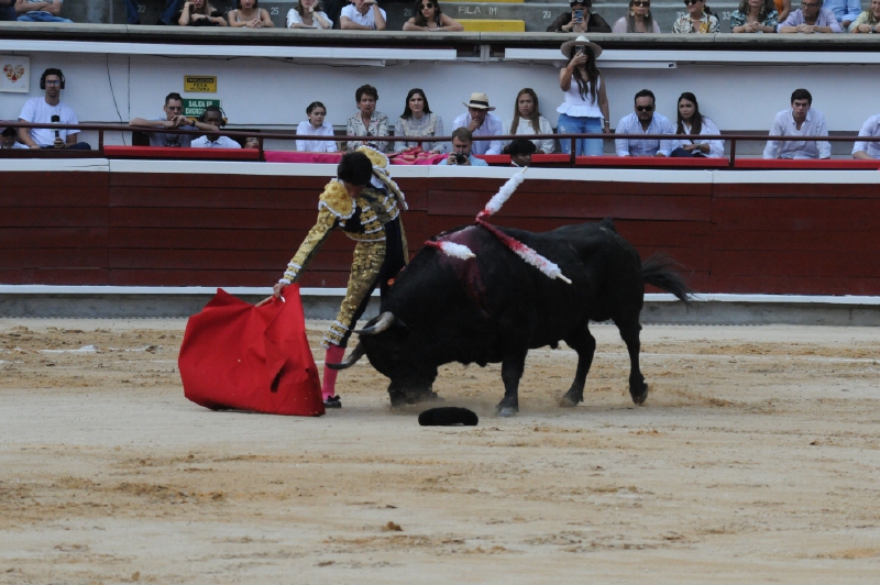 Ricardo Rivera, torero caleño, reapareció ayer en Cañaveralejo.  / Foto: Rodrigo Urrego Bautista