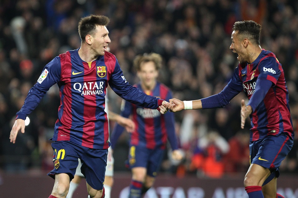 Barcelona venció a Atlético con goles de Neymar, Suárez y Messi