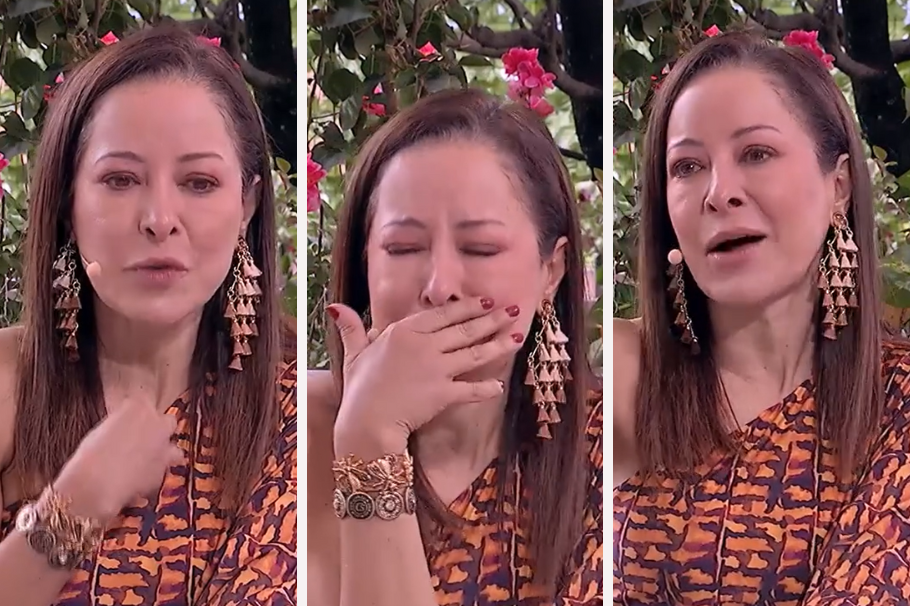 Flavia Dos Santos se quebró en llanto al recordar el fallecimiento de su padre