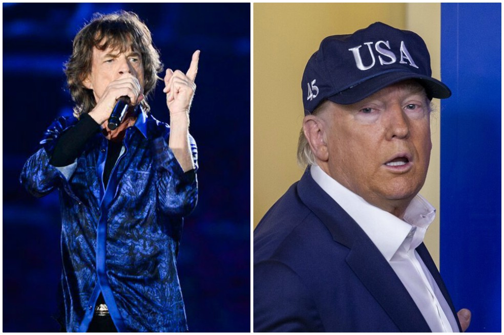 Los Rolling Stones amenazan con demandar a Trump