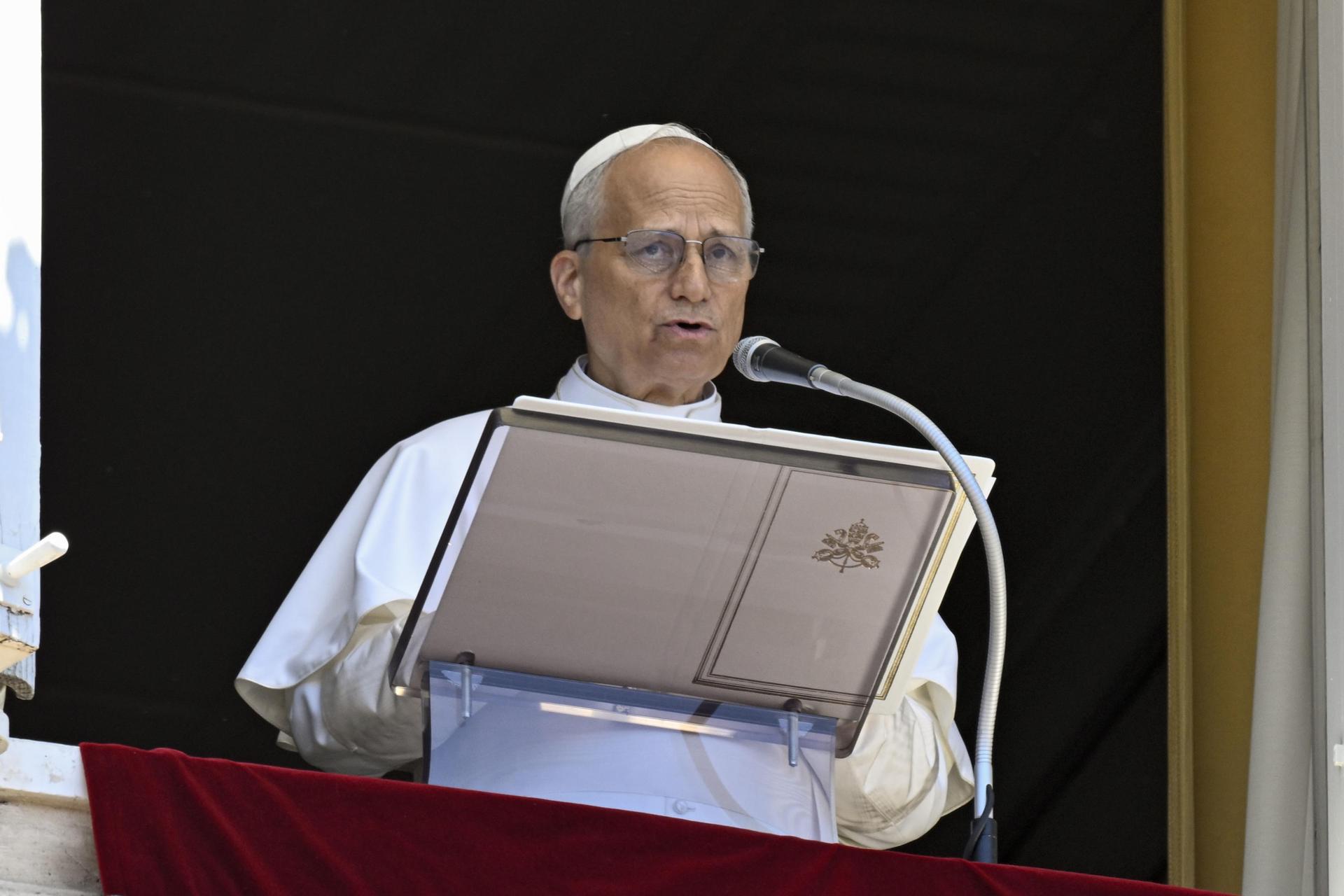 El papa León XIV: “Matar de hambre es una forma barata de hacer la guerra”