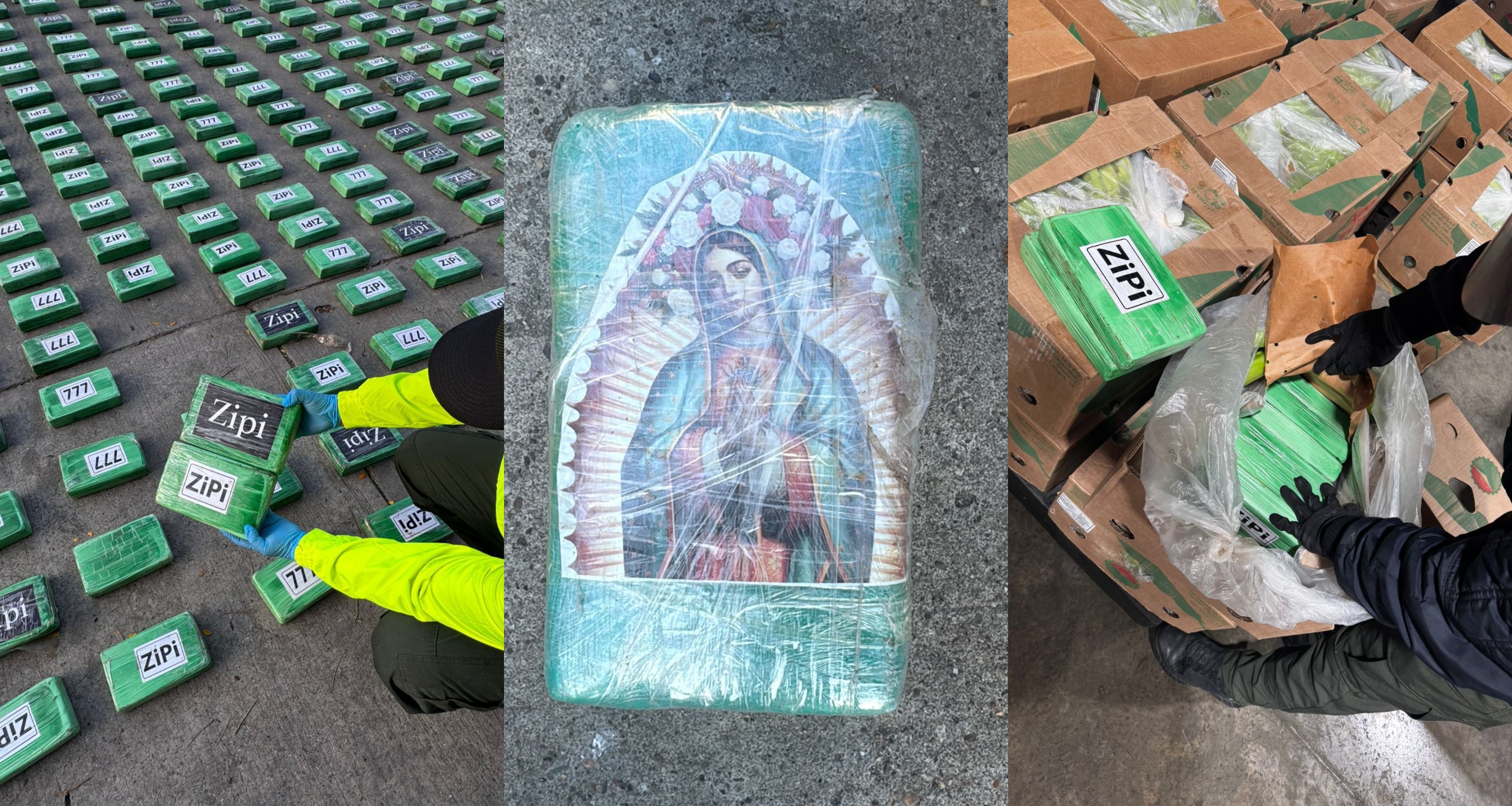 Incautan 1,6 toneladas de cocaína en carga de bananos con destino a España