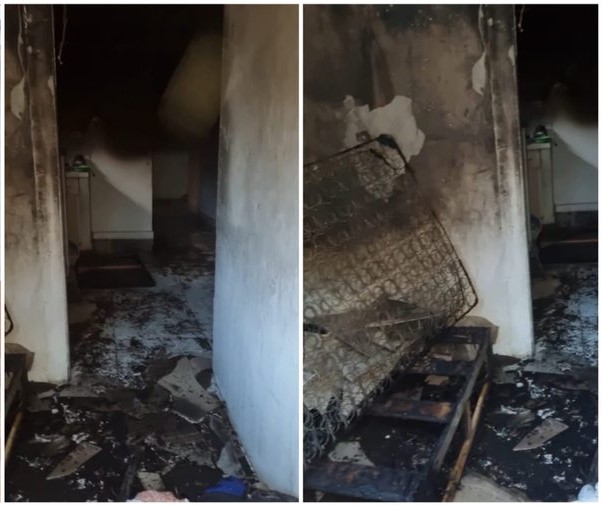 Cinco heridos, entre ellos tres menores de edad, dejó incendio en Barranquilla