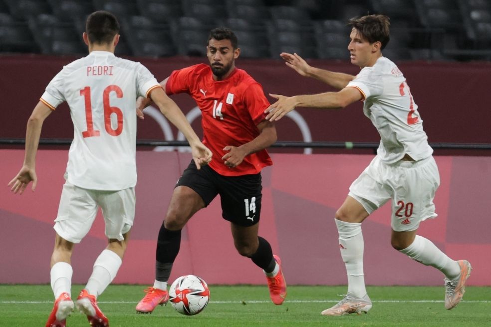 España empató con Egipto en el estreno del fútbol masculino en los Olímpicos