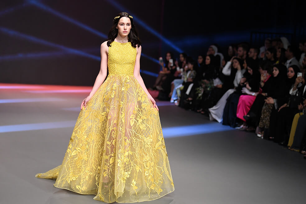Los majestuosos vestidos de Atelier Zuhra en el Distrito del Diseño de Dubai