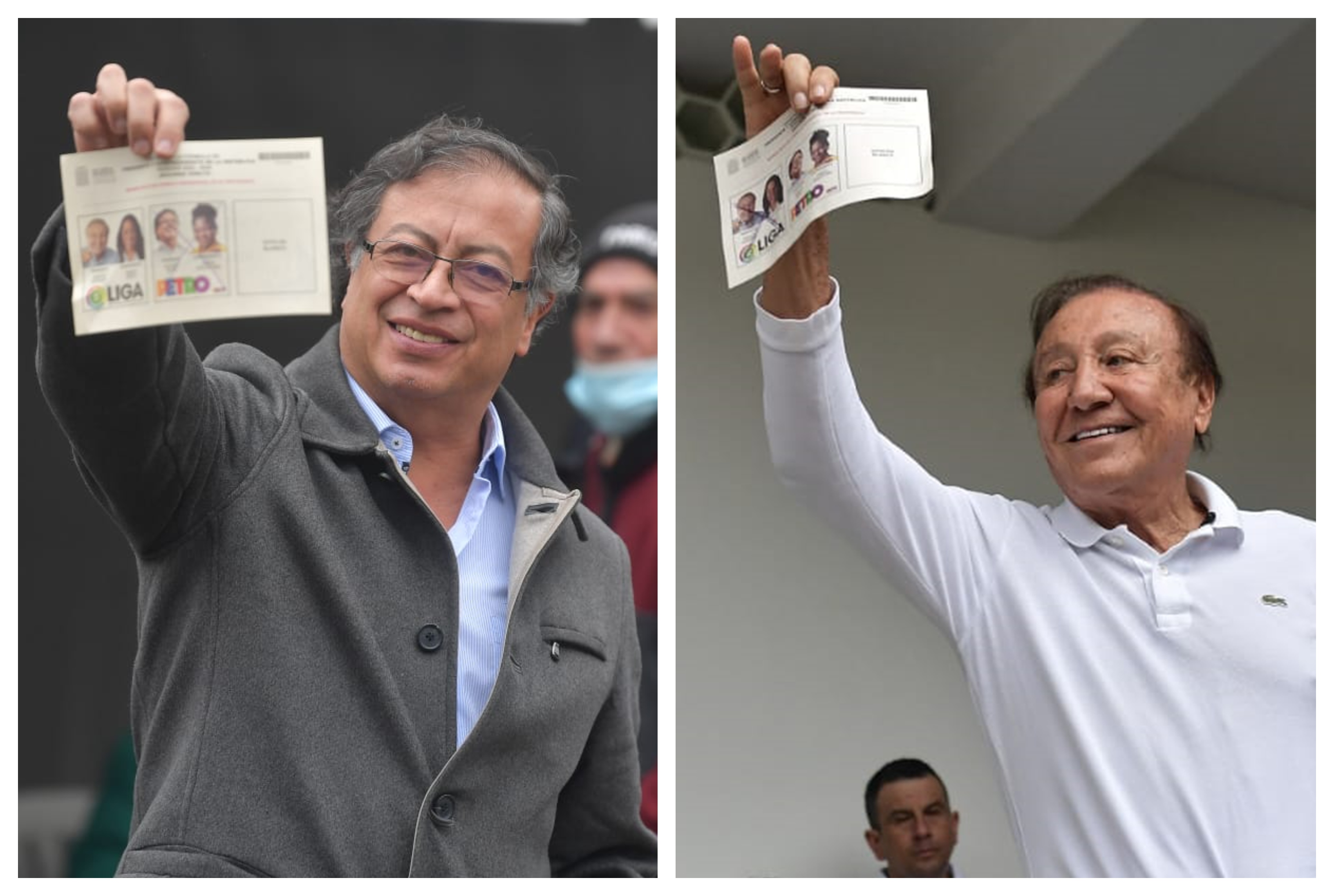 ¿Cuántos votos sacaron Gustavo Petro y Rodolfo Hernández en la primera vuelta de 2022?