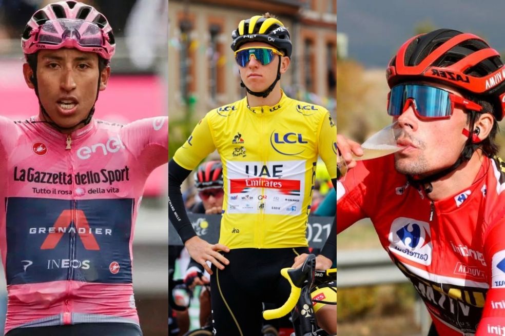 Egan Bernal, Tadej Pogacar y Primoz Roglic, el duelo que sueña la Vuelta a España