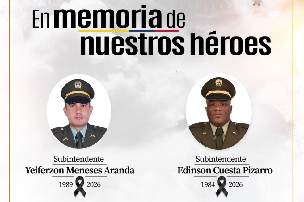 Mueren dos policías en Tolima tras ataque atribuido a disidencias de alias “Iván Mordisco”